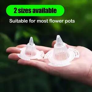 25pcs/15pcs Conical Pot Hole Mesh Pad, Upgraded Flower Pot Bottom Grid, Prevents Soil Flow, Breathable Drainage Net, 2 Sizes Available