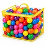 Jungledove BPA-Free Colorful Play Balls for Toddlers 2-5 Years, 50-100 Count Options with Storage Bag, Color Recognition Toddler Toys for 50-Ball Pit & Indoor Play/Birthdays