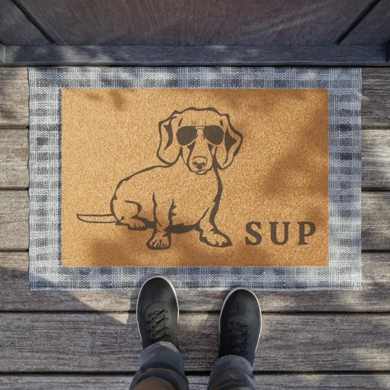 Shiba Inu Doormat Golden Doodle Doormat Dachshund Doormat Yorkie Gifts German Shepherd Mat Golden Retriever Mat Golden Doodle Welcome Mat V2