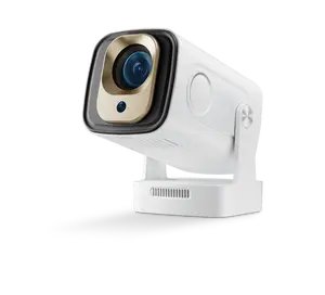 Projector 4K Support Auto Correction WiFi 6 Bluetooth 5.4 Mini Portable Projector Compatible with HDMI/TV Stick/Memory Stick/Laptop