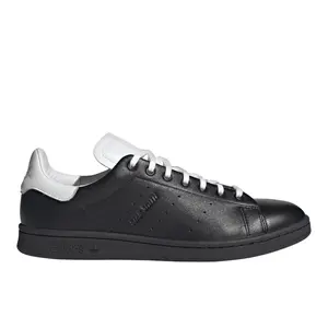 adidas Mens Stan Smith Lux Lace Up Sneakers Shoes Casual - Black