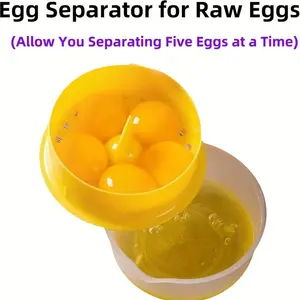 Egg White Separator, Filter Bowl, Easy to Separate and Clean, Suitable for Large Capacity Egg Protein Separators in Restaurants, Portable Kitchen Cake Baking Egg White Extraction Tools, Commercial Use in Restaurants, Food Trucks, Bakeries