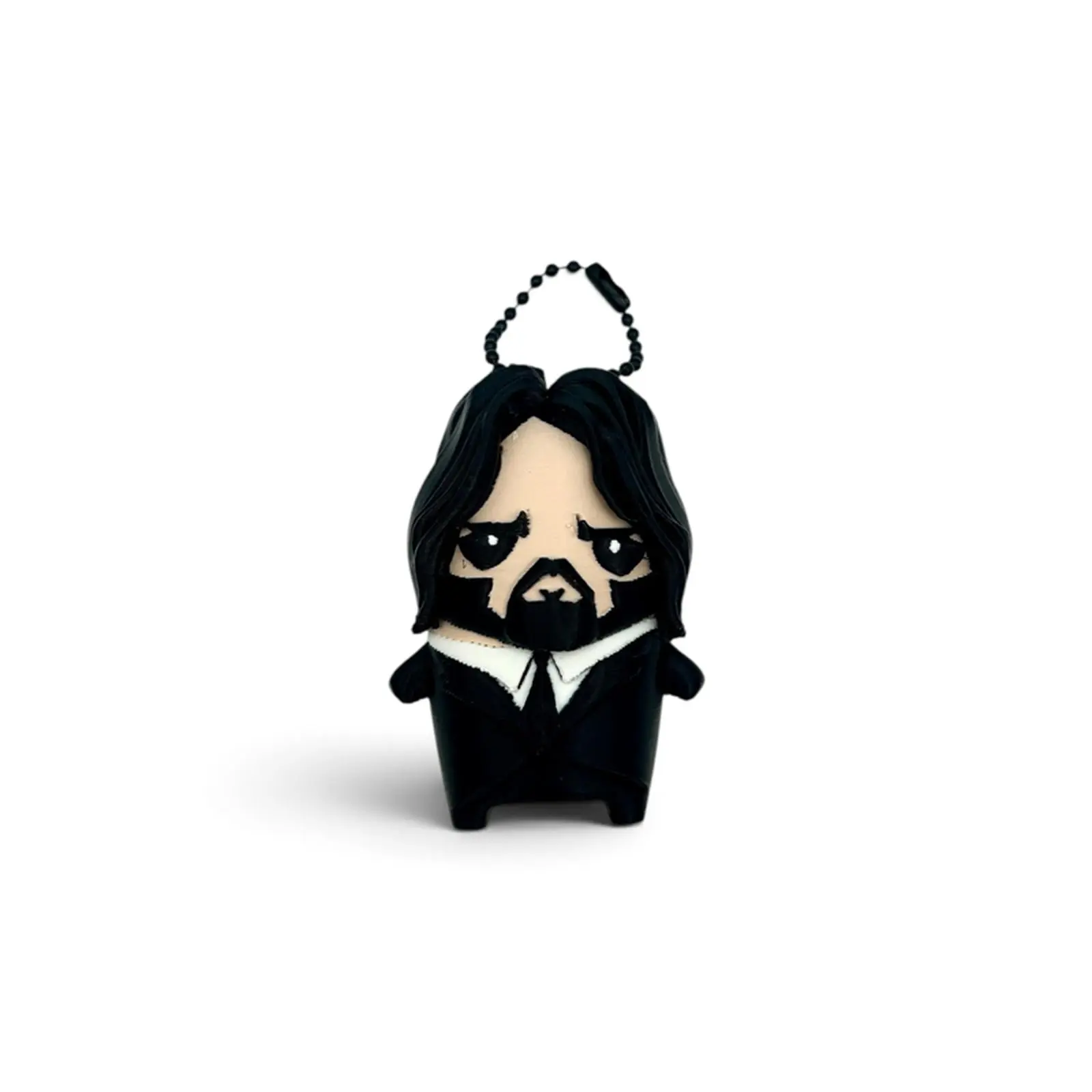 Mr. Wick Sprite 3D Printed Keychain Bag Tag - Unique Design for Accessories