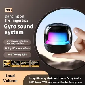 Mini Portable Wireless Bluetooth Speaker Waterproof Stereo Sound  Interconnection Long Standby Outdoor Home Party Audio Smartphone Audio