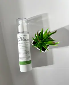 Aloe Vera & Calendula Facial Moisturizer - Lightweight, Sensitive Skin Friendly 3.4 oz