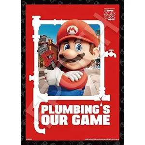 108 Piece Jigsaw Puzzle Super Mario Brothers Mario (7.2 x 10.2 inches)