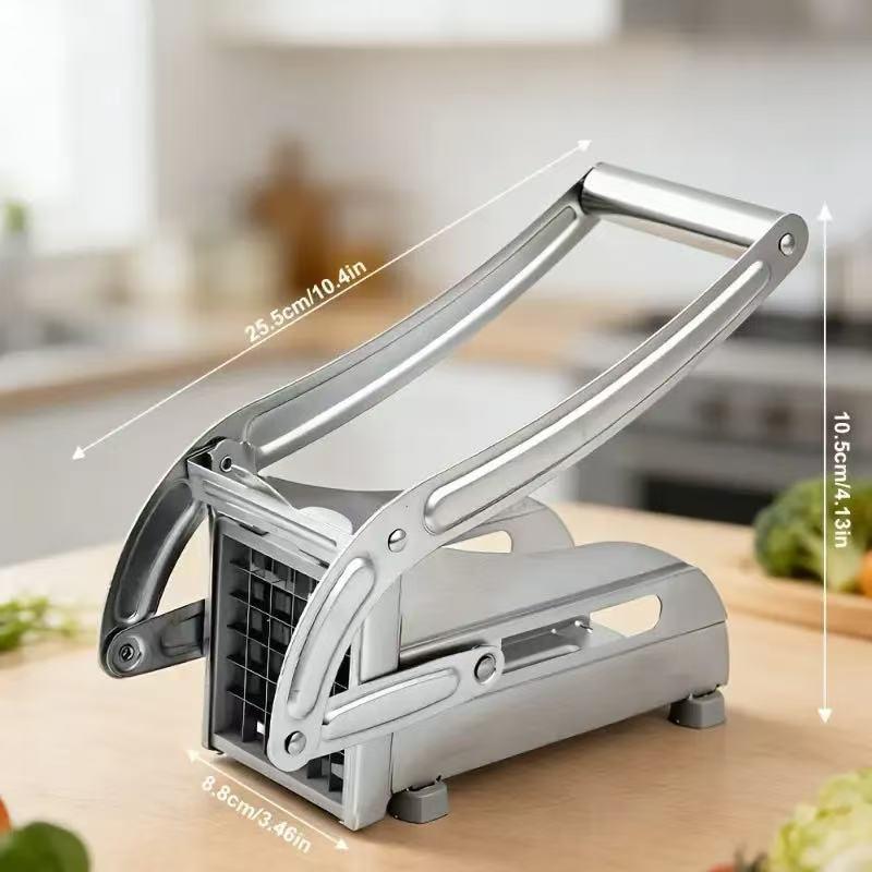 Multi-function kitchen chopping artifact stainless steel vegetable cutter French fries machine + onion vegetable shredder household essential