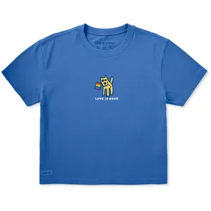 Women's Rocket Love is Good Short Sleeve Crusher Boxy Tee