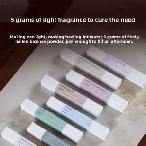 Fresh & Portable Stick Incense Agarwood Sandalwood Blended Incense Home Fragrance Aroma Coffee Osmanthus Travel Size 5 Grams Light Fragrance incense stick aromatherapy