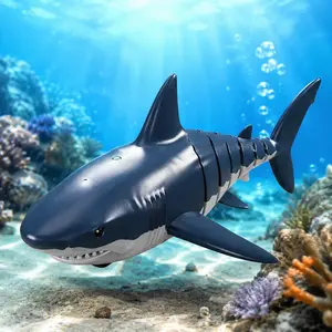 Electric Bump & Go Shark Toy for Kids – Moving Ocean Animal Toy with Realistic Design & Interactive Motion | Educational Motor Skills Development Toy Gift for Toddlers