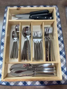 20 Piece Silverware Stainless Steel Flatware Cutlery Set Service for 4