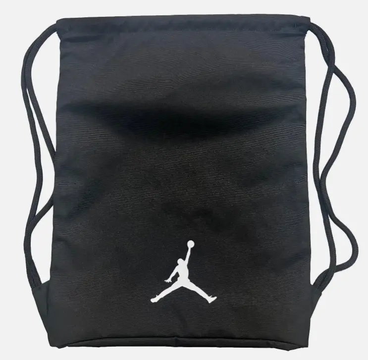 Nike Air Jordan Jumpman Drawstring Bag Backpack Black/White