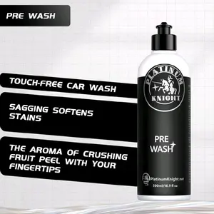 Platinum Knight Safe Alkaline Pre Wash Cleaning Solution 100ml Bottle Safe from Strong Acid Detergents Liquid Car Care