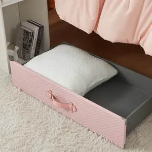 Texture Brand - Rolling Under Bed Storage Drawer - Refined Rose Diamond
