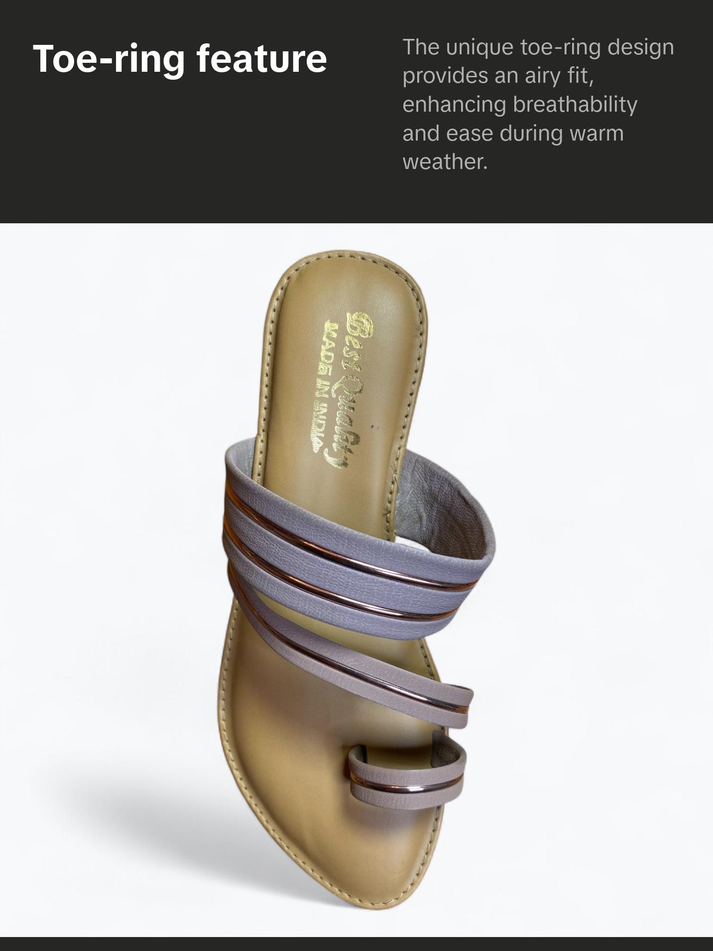 Best quality toe-ring Kolhapuri sandals