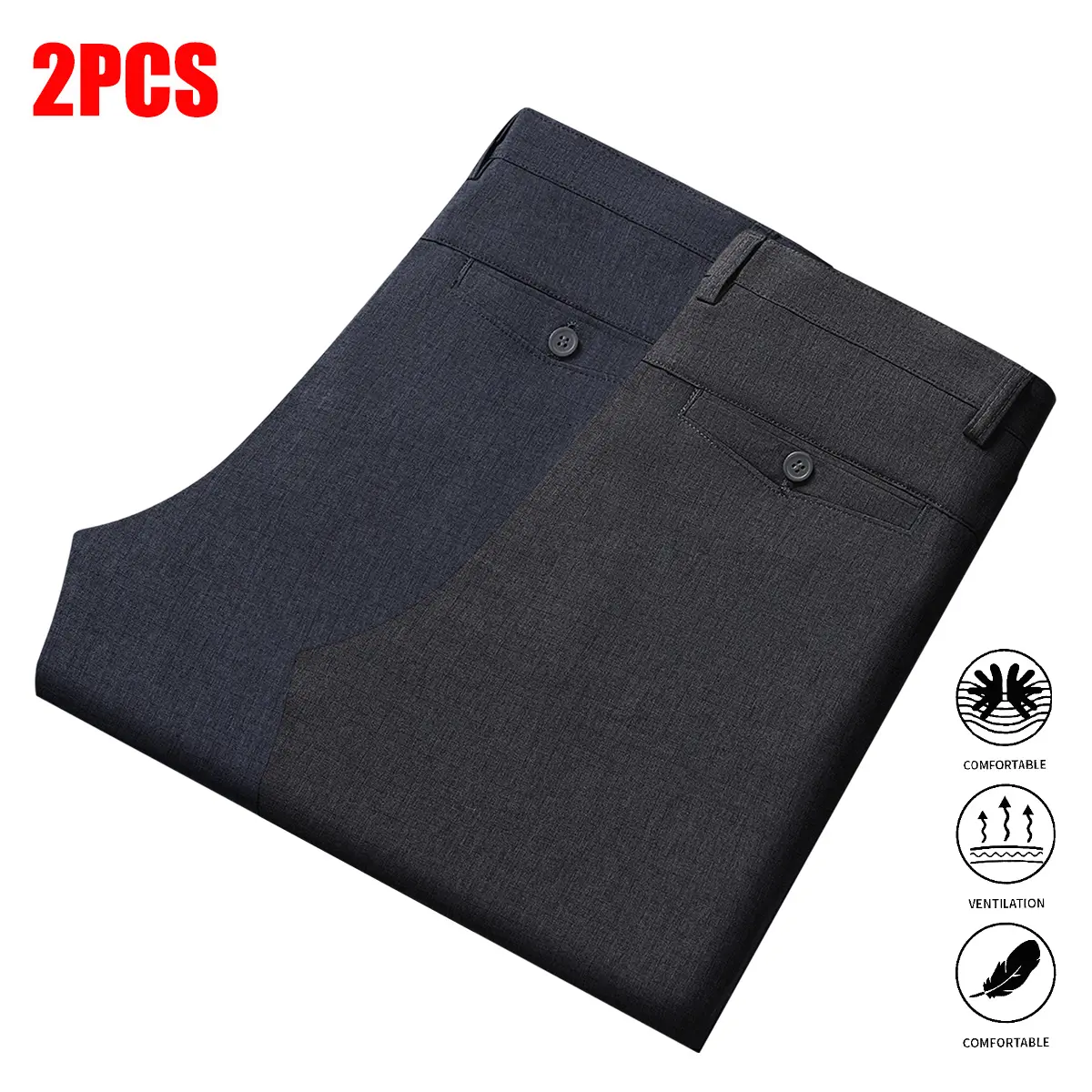 Dark gray + deep blue
