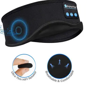 Bluetooth Sleep Headphones Headband | Wireless Sports Eye Mask | HD Stereo Speakers | Perfect for Side Sleepers, Jogging & Travel