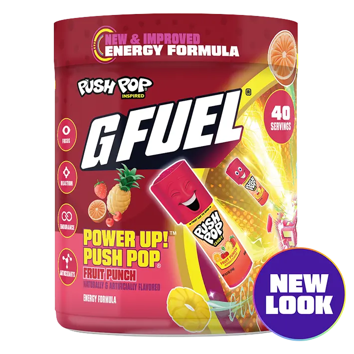 Power Up! Push Pop | Fruit Punch | 40 Servings