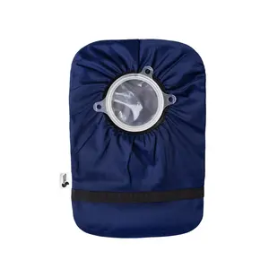 Navy Elastic Ostomy, Colostomy, Ileostomy Bag Cover