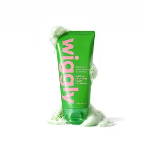 [WIGGLY] Matcha Deep Pore Foam Cleanser, Face Wash for Clogged Pores & Acne-Prone Skin, Low-Irritation | Korean Skin Care