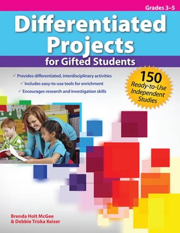 USED Book - Differentiated Projects for Gifted Students: 150 Ready-to-Use Independent Studies (Grades 3-5) by McGee, Brenda Holt (Paperback) - english