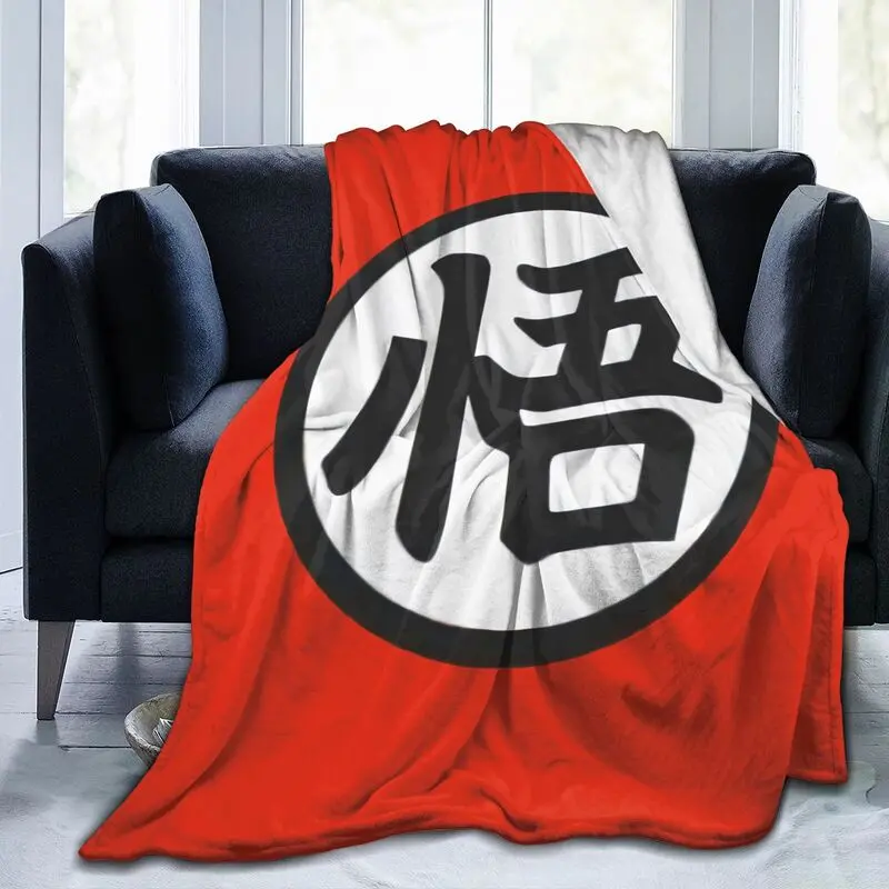 Anime Blanket, Dragon Ball Blanket 40"X50", Bedroom Sofa Cover Blanket, Soft and Warm Party Decorative Blanket, Suitable for All Seasons, Suitable for Living Room, Sofa, Couch, Bed