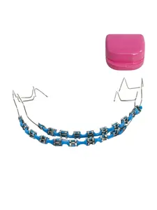 Fashion Dental Braces Chain Decoration, Casual Style Navel Rings Set, Plain Design, All Seasons Wear, Not Plated with Precious Metal