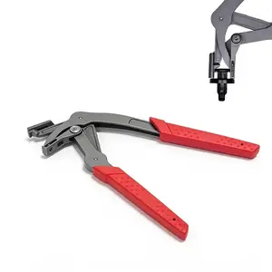 Car Clip Pliers & Trim Removal Tool, Ergonomic Handles, Spring-Loaded Fastener Rivet Remover for Auto Door Panels, Interior & Exterior Trim, Mechanic, Damage-Free Disassembly