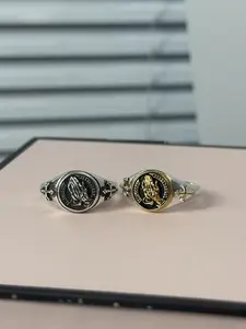 Praying Hands Ring – Adjustable Open Ring for Men & Women, Faith & Prayer Ring, Meaningful Gift