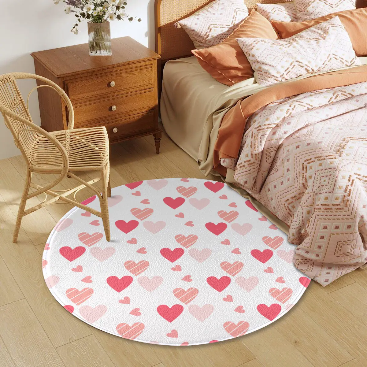 32 INCH Mat Round Area Rug#1-11NL