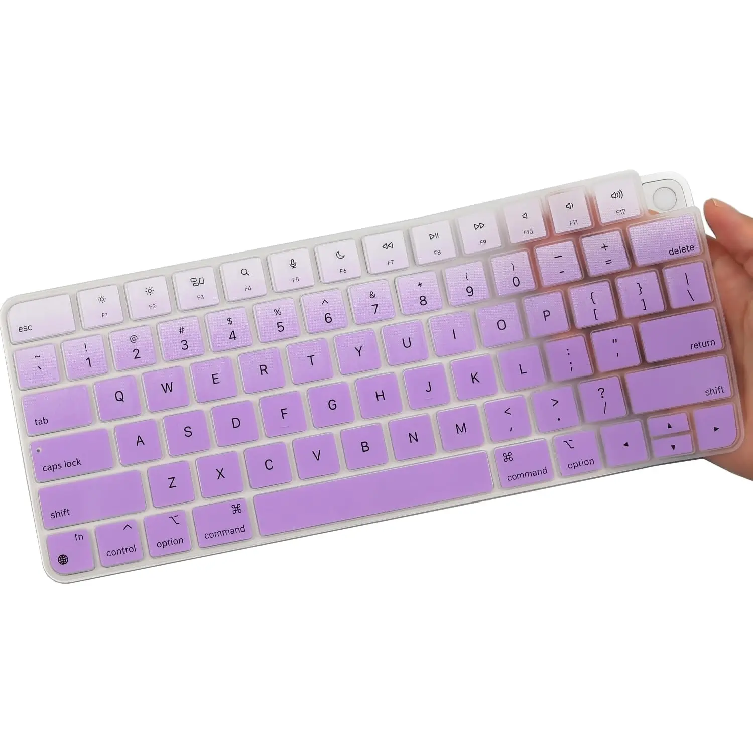 Keyboard Cover for Apple Magic Keyboard/Magic Keyboard 3/Magic Keyboard/Magic Keyboard with Touch ID (No Numeric Keypad) 2021-2024 Released/2024-2021 Imac 24 Inch Magic Keyboard MUBUY-GOL