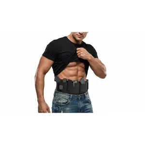 Concealed Belly Band Holster - Unisex Holster, suitable for Glock, Ruger, S&W, Sig Sauer, etc.- Adjustable, discreet, and secure waistband holster, suitable for handguns and 1911 (universal, fits up to 55inch waist size)