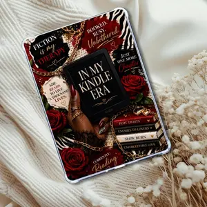 Lacy & Animal Print Kindle Era Black Girl Insert: Kindle or eReader Decor for Book Lovers