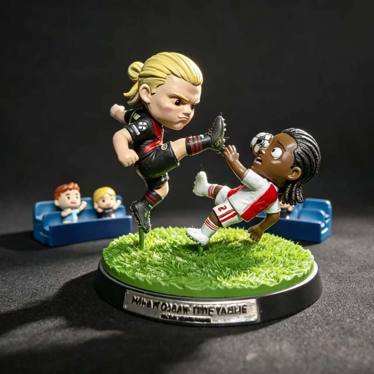 Custom 3D Printed Football Match Miniature Figurine Diorama