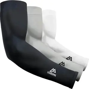 3Pair Arm Sleeves, Cooling UV Sun Protection Sports Compression for Men/Women
