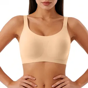 Women’s Soft Basic Wireless Push Up Bra - Full Coverage, Comfortable Padded T-Shirt Style, Everyday No Underwire Support, Cold Wash Friendly