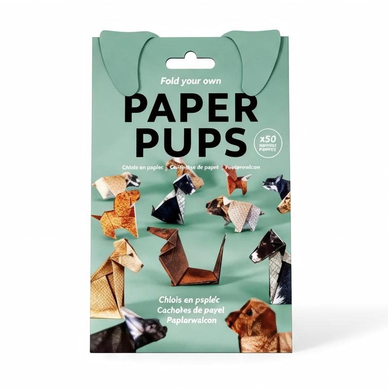 3D Paper Dog Origami Craft Kit - Fun DIY Activity for Kids & Crafters | Create Adorable Foldable Puppy Figures for Decor, Play or Gifts | Simple Folding Steps (Perfect for Creative Downtime)