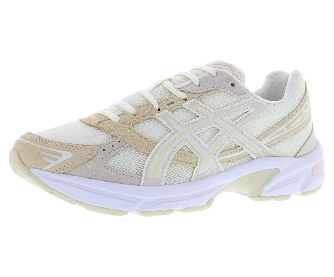 ASICS Gel-1130 Women's Shoes, Retro Running Sneakers in Cream/Cream with Breathable Mesh Overlays and GEL Technology Cushioning, Athleisure Women's Sneaker, Casual, Walking Shoes, Sports Shoes