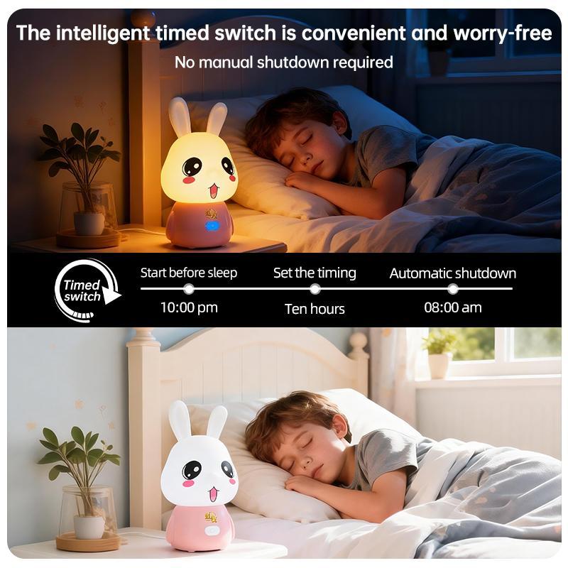 Cute Bluetooth Night Light with App Control - Stepless Dimming, Timer, Colorful Light, Bluetooth Music, Ideal for Sleep & Gift Giving, Perfect for Kids and Bedrooms