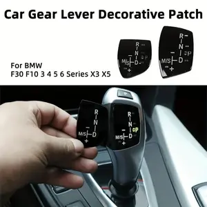 For BMW 3/5 Series & X3/X5 (F10/F30) Exclusive Chicken Leg Style Gear Shift Knob Decorative Trim Patch - Premium Upgrade for Interior