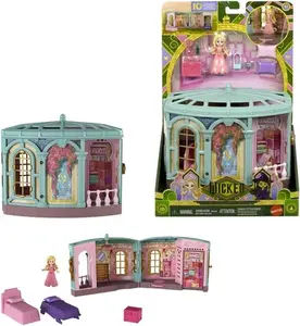 Mattel - Wicked So Popular Dorm Playset with Small Doll  [Collectible Figurine/Statue/Bust] Paper Doll