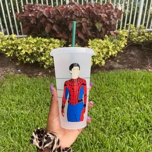 Spider-Man Tom Holland Starbucks Cup Spider-Man Tom Holland Starbucks Cup