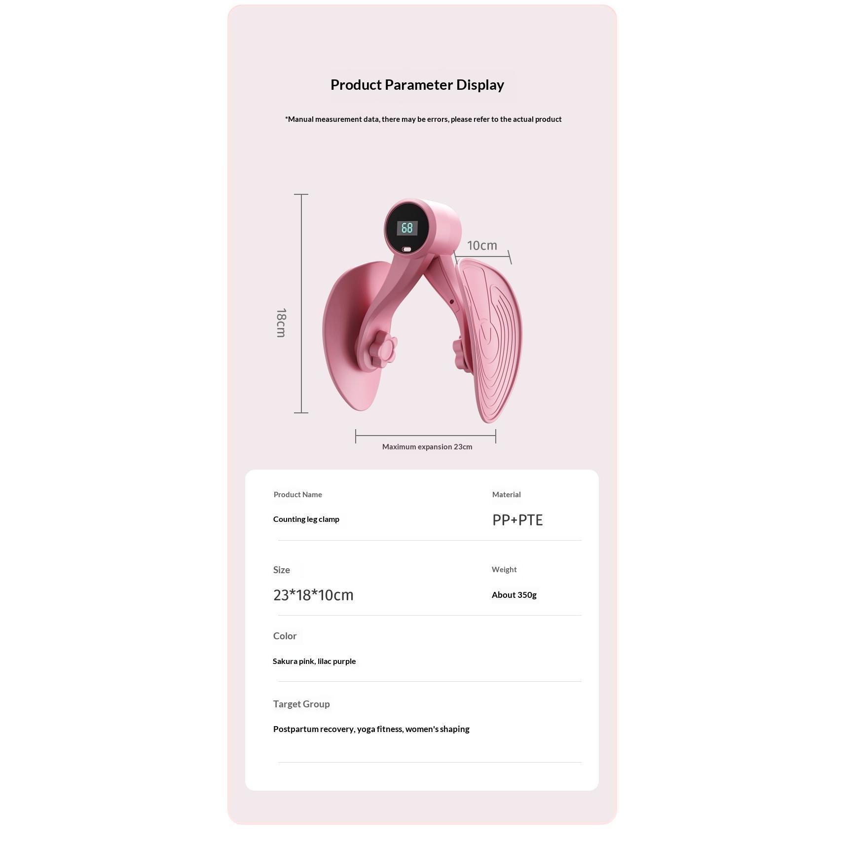 360 Degree Adjustable Pelvic Floor Muscle Recovery Trainer Thigh Stretch Leg Exerciser Glute Toner Portable Strength Training Accessories for All Fitness Levels Home Kegel pilates mat Upgraded Master