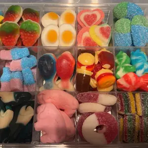 Mixed Snackle Box 18 Count Assorted Candies - Non-Customizable with Various Shapes and Colours