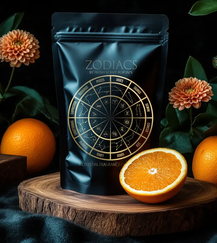 Capricorn Kink & Cashmere vacuum scent – powerful earth sign energy with orange, cedar & teakwood. Boardroom power meets bedroom secrets for ambitious Capricorns.