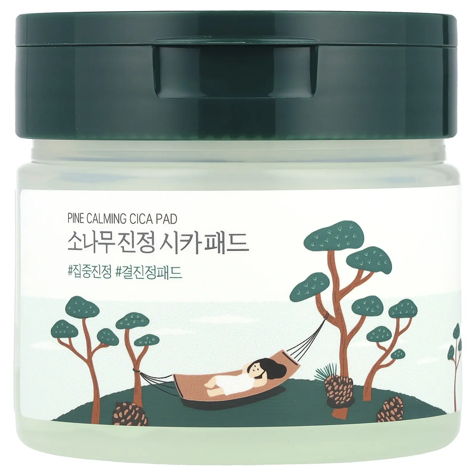 Round Lab Pine Calming CICA Pad, 50 Pads, 6.59 fl oz (195 ml)