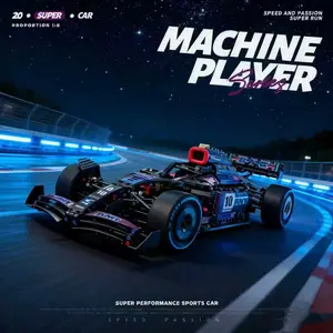 1588pcs Model Kit, Precision Interlocking Blocks DIY Building Set, Elegant Creative Desk Decor, Perfect Gift for Holidays and Birthdays