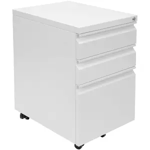 Mobile File Cabinet with 3 Drawers