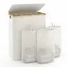 Laundry Hamper with Lid, 160L Dirty Clothes Hamper for Laundry Basket 3 Section, Extra Large Laundry Sorter Hamper 3 Compartment with Removable Inner Bags & Labels, Beige, Black, Dark Grey