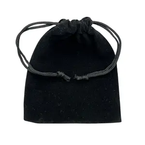 Black Velvet Pouch – Deluxe Ritual Storage Bag 3x4 inch Organiser Gift